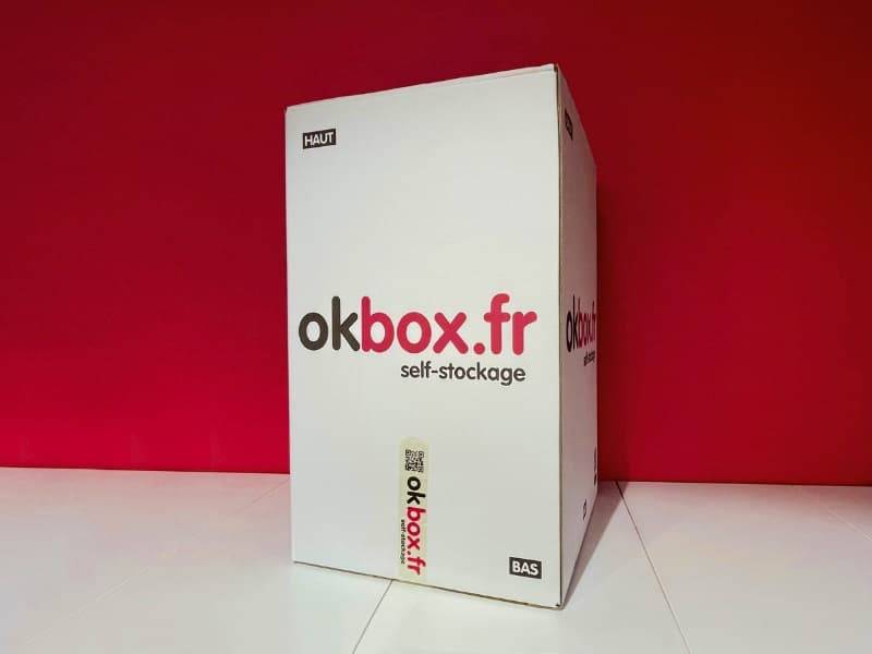 okbox garde meuble Nantes box stockage Carton 100 verres