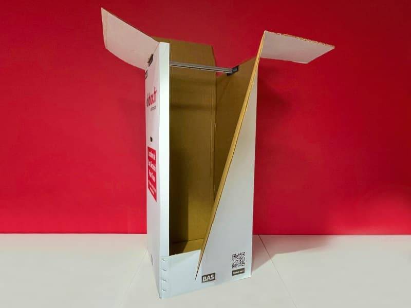 okbox garde meuble Nantes box stockage Carton penderie